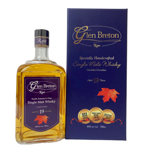 Glen Breton Rare 19 Year Old Canadian Single Malt Whisky